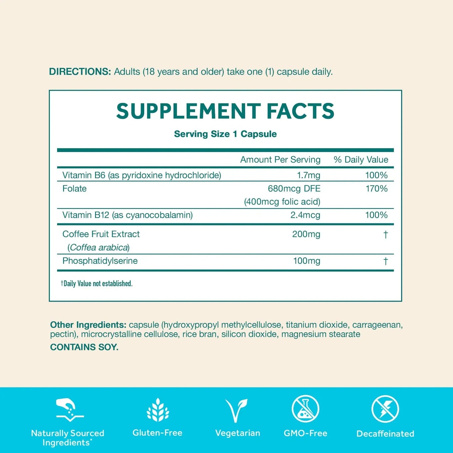 Neuriva Plus, Brain Health Supplement with Coffee Cherry Extract & Phosphatidylserine